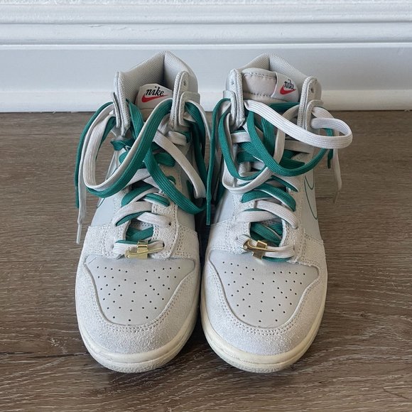 Nike Dunk High SE GS 'First Use Pack - Green Noise' - Picture 1 of 13